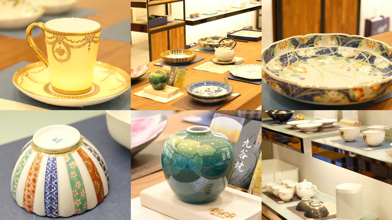 【台中日本瓷器推薦】 一點．雅 日本九谷燒/香蘭社有田燒/美濃燒茶具、餐具、花瓶，是器皿也是件藝術品，送禮推薦！