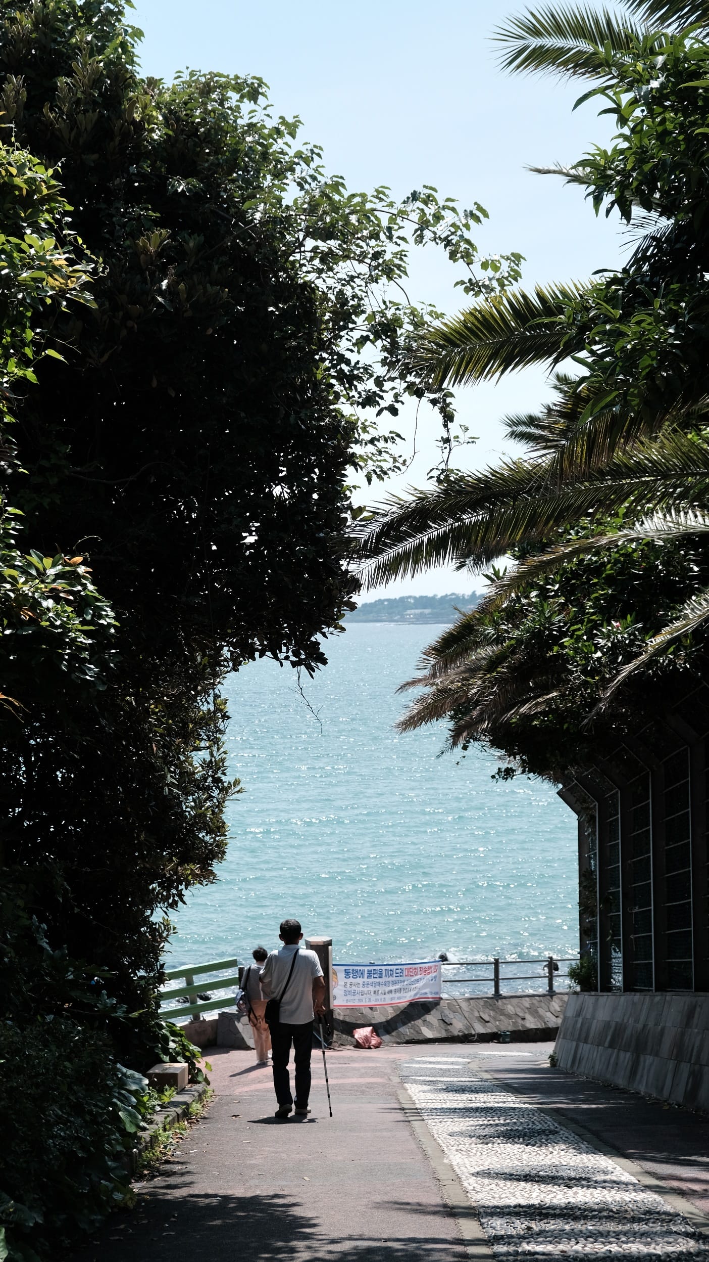 中文海水浴場 濟州島西歸浦中文觀光園區夏季必訪,砂子還有黑白紅灰等顏色 - 第4張圖