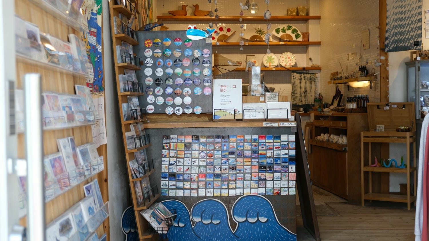 釜山廣安里紀念品店 ORANGEBADA오랜지바다 手工製海鷗紀念品、明信片 - 第2張圖