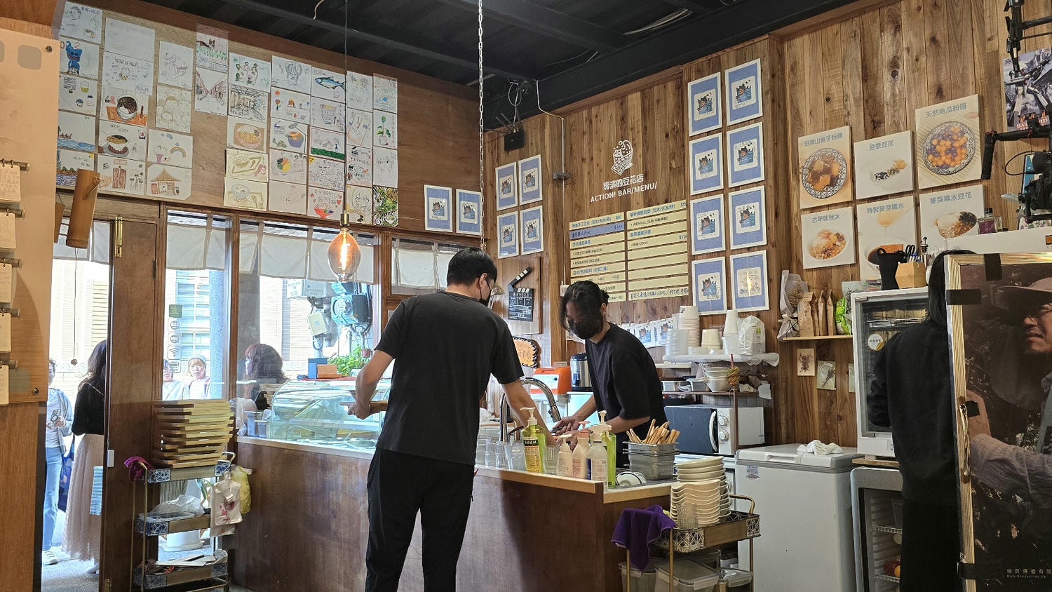 【導演的豆花店】大稻埕導演開的手工製文青豆花.古早味山梔子粉粿必加! - 第4張圖