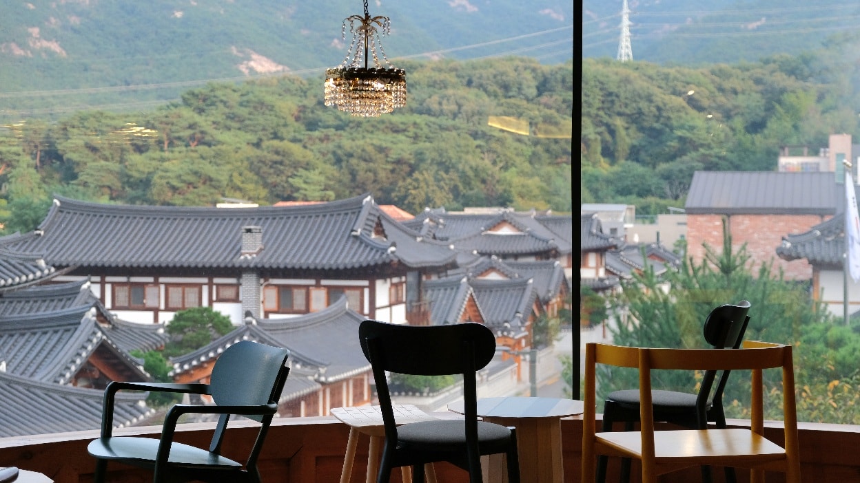 【一人一杯/1인1잔】恩平韓屋咖啡廳.超讚視野窗邊看北漢山美景(內有菜單.交通方式) - 第12張圖