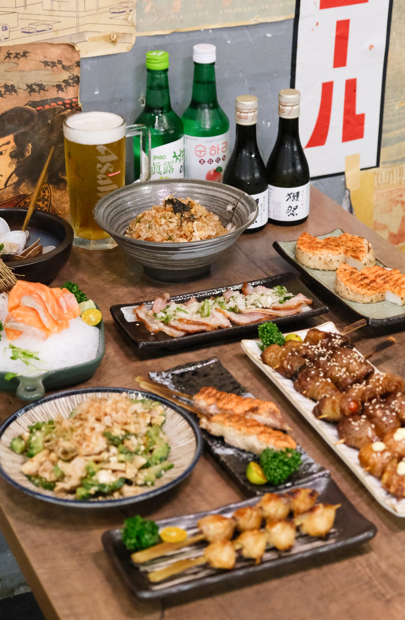 【千杯不醉居酒屋】板橋車站居酒屋.營業到凌晨宵夜新選擇!店內還有ktv可以唱 - 第9張圖