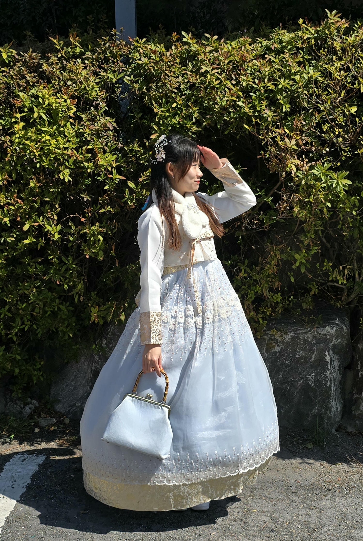 【甘川洞韓服推薦Ibgogage】含綁髮.持釜山Pass免費體驗!甘川穿韓服拍照步入童話世界 - 第16張圖