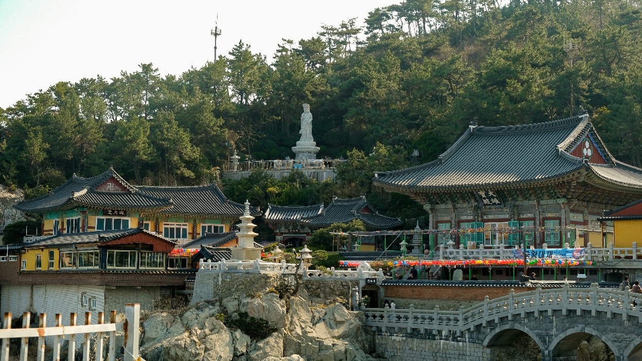 釜山機張景點_海東龍宮寺