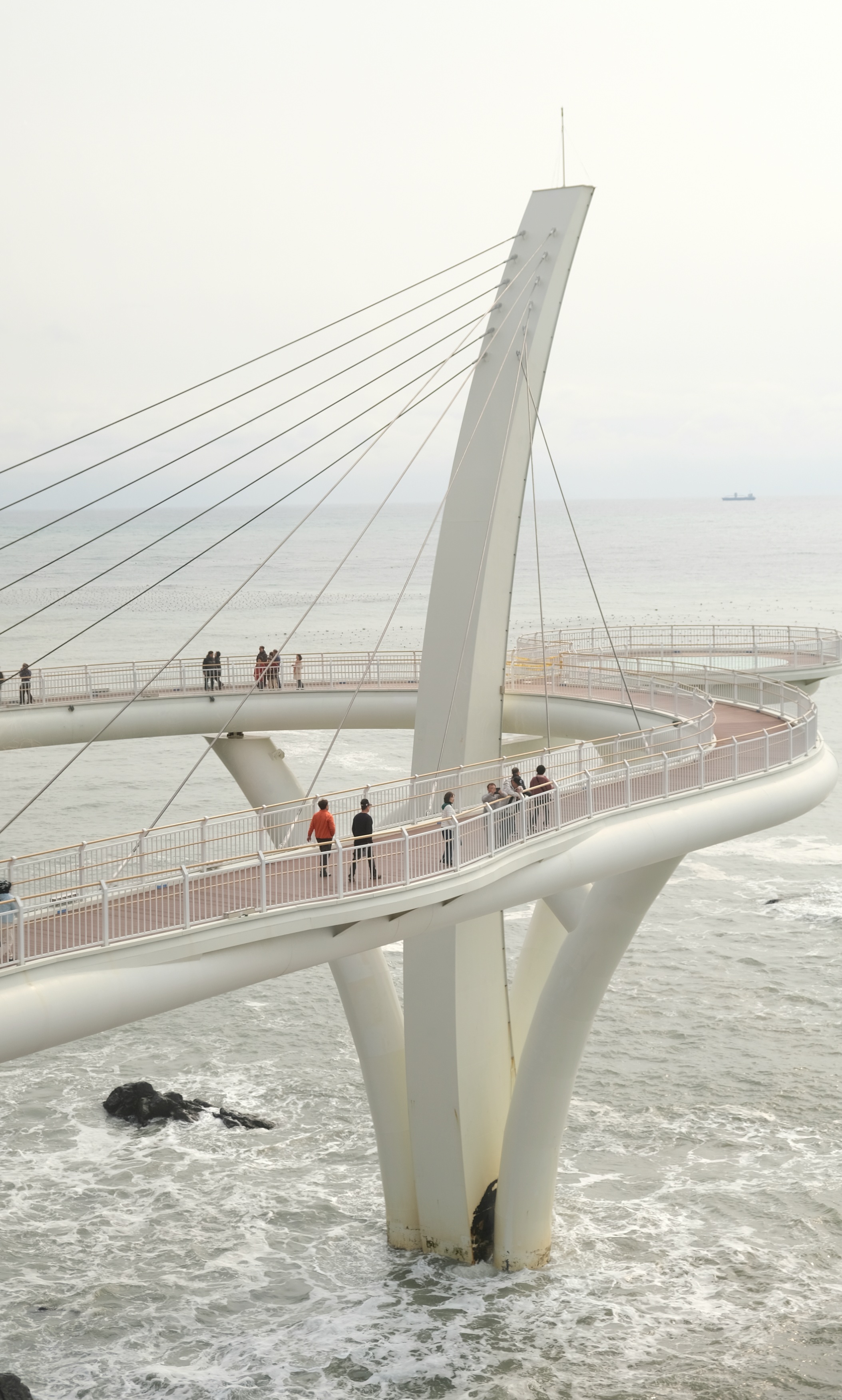 【海月展望台】海雲台免費新景點!漫步海月天空步道、透明玻璃地板看海! - 第10張圖