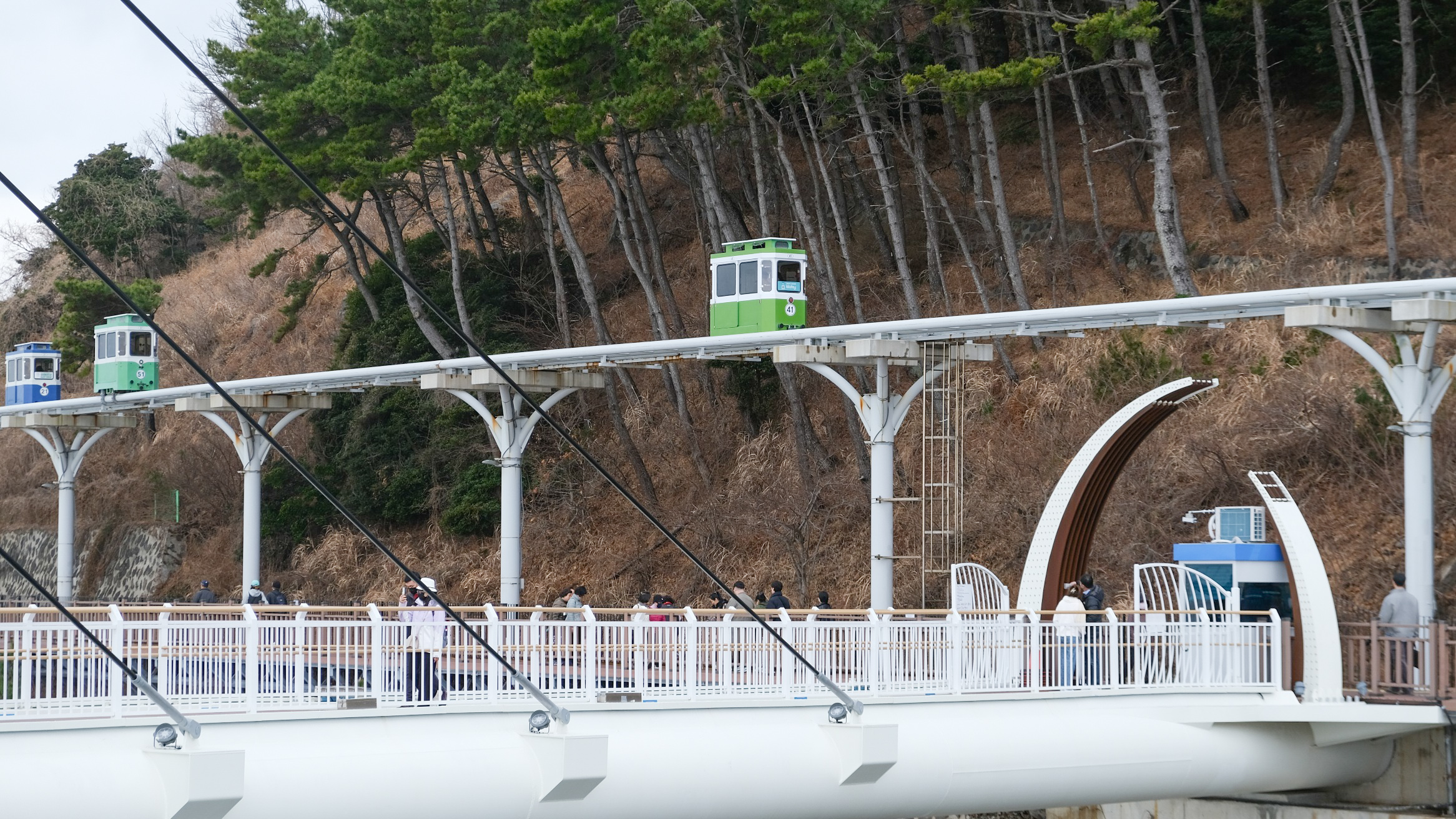【海月展望台】海雲台免費新景點!漫步海月天空步道、透明玻璃地板看海! - 第13張圖