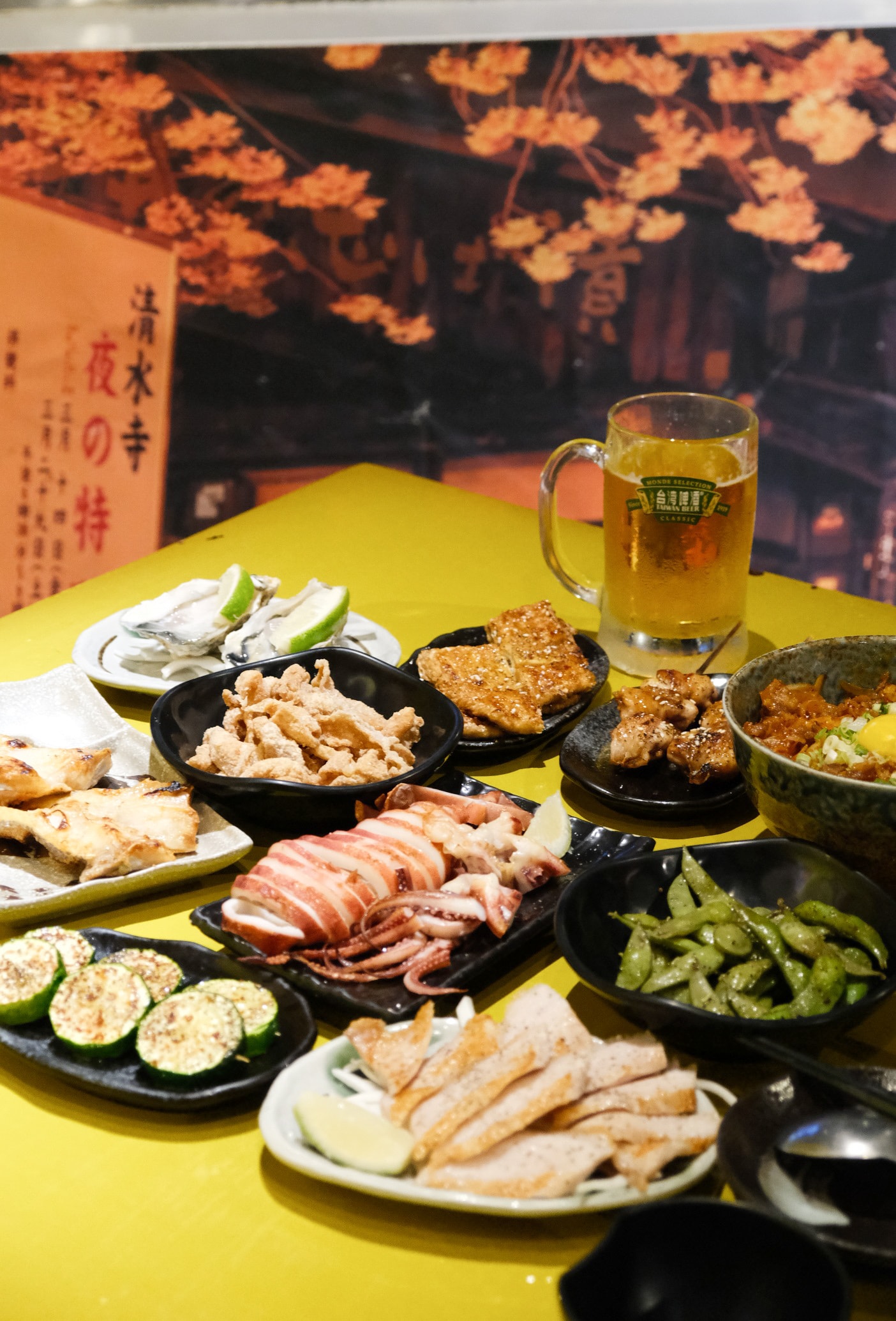 【中和居酒屋】酒聚居酒屋.近景安站高CP值居酒屋!烤工好、推薦海鮮肉類,啤酒還只要60元! - 第7張圖