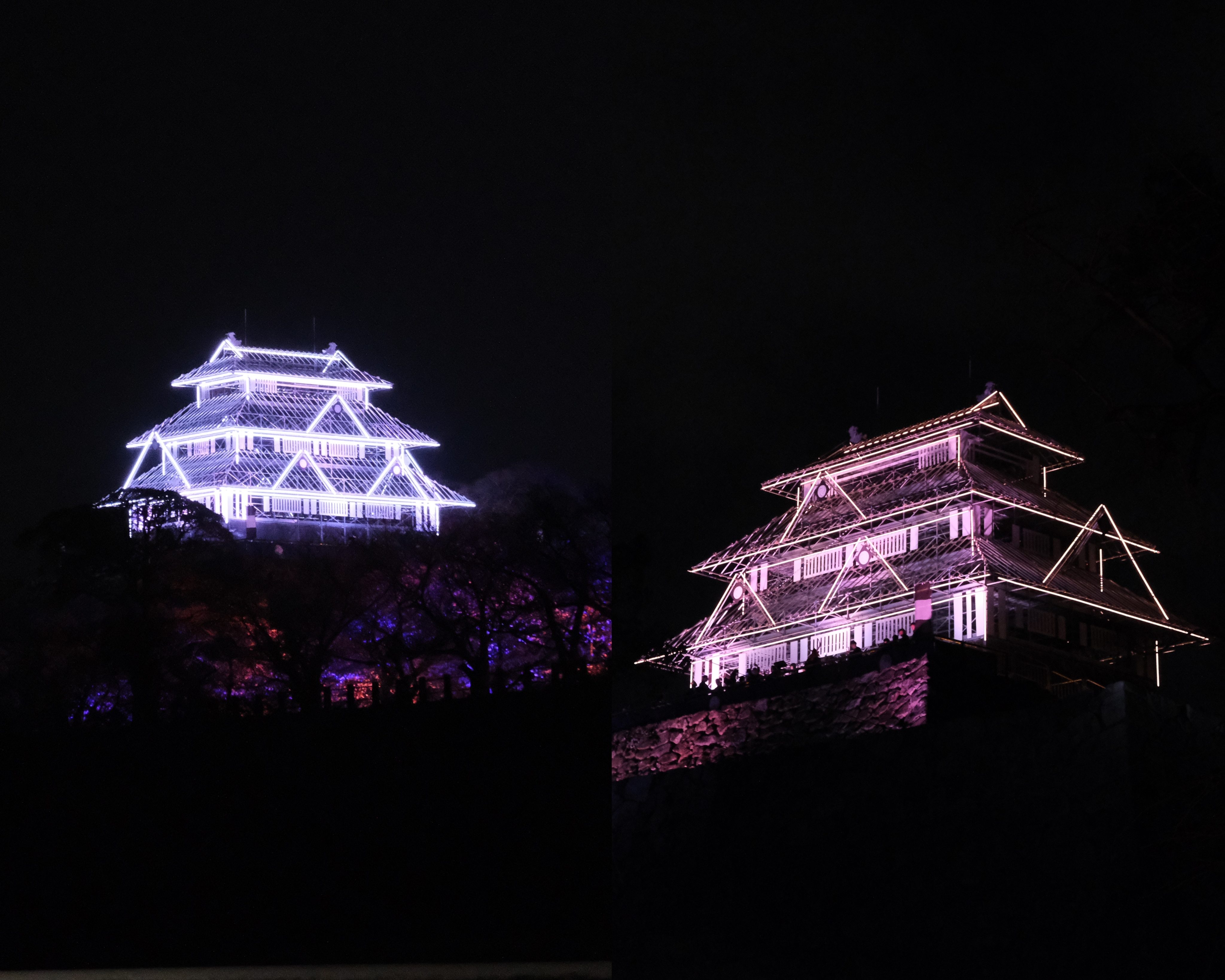 2025年特地訪櫻花季拍下的福岡城跡