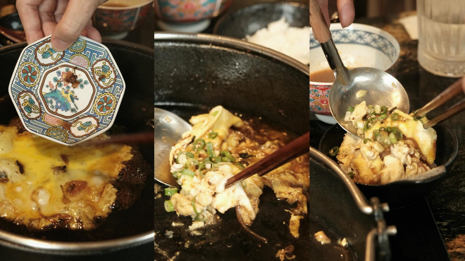 橋山，壽喜燒三吃 滑蛋蓋飯