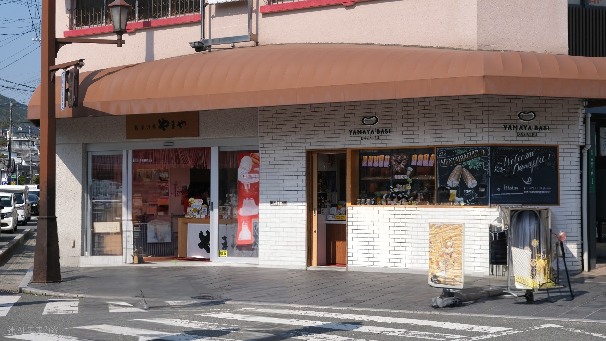YAMAYA BASE福岡明太子法國麵包,太宰府車站前很少人排隊但評價很好的麵包! - 第1張圖 YAMAYA BASE 太宰府的麵包店店外