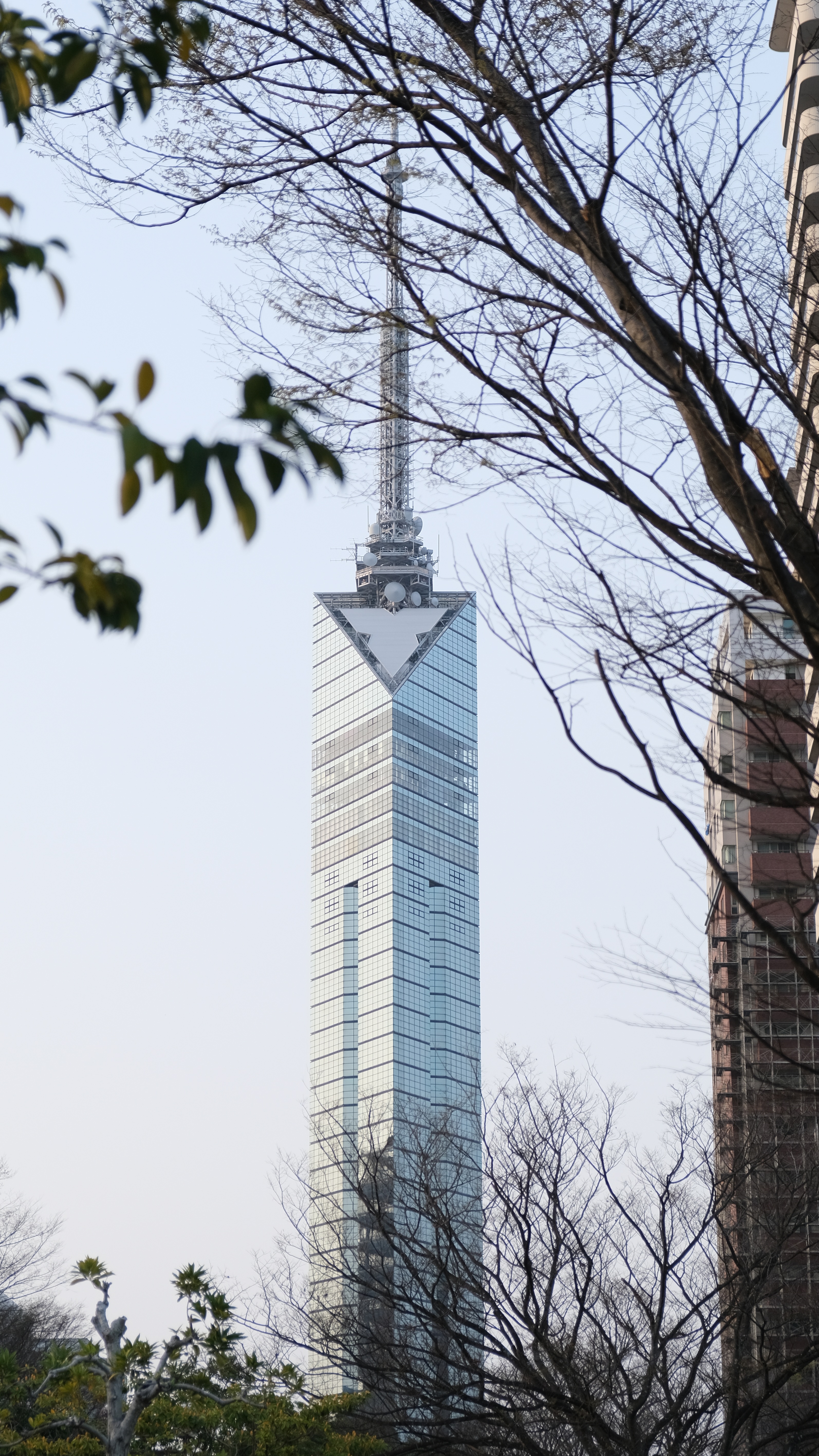 福岡塔塔身 前往福岡塔的路上 步行
