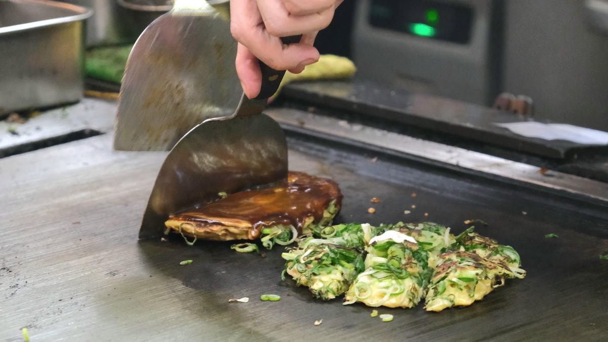 天王寺御好燒食大板燒摩登燒あべとんAbeton菜單,地下街老字號名店推薦! - 第7張圖 天王寺御好燒食大板燒摩登燒あべとんAbeton蔥燒