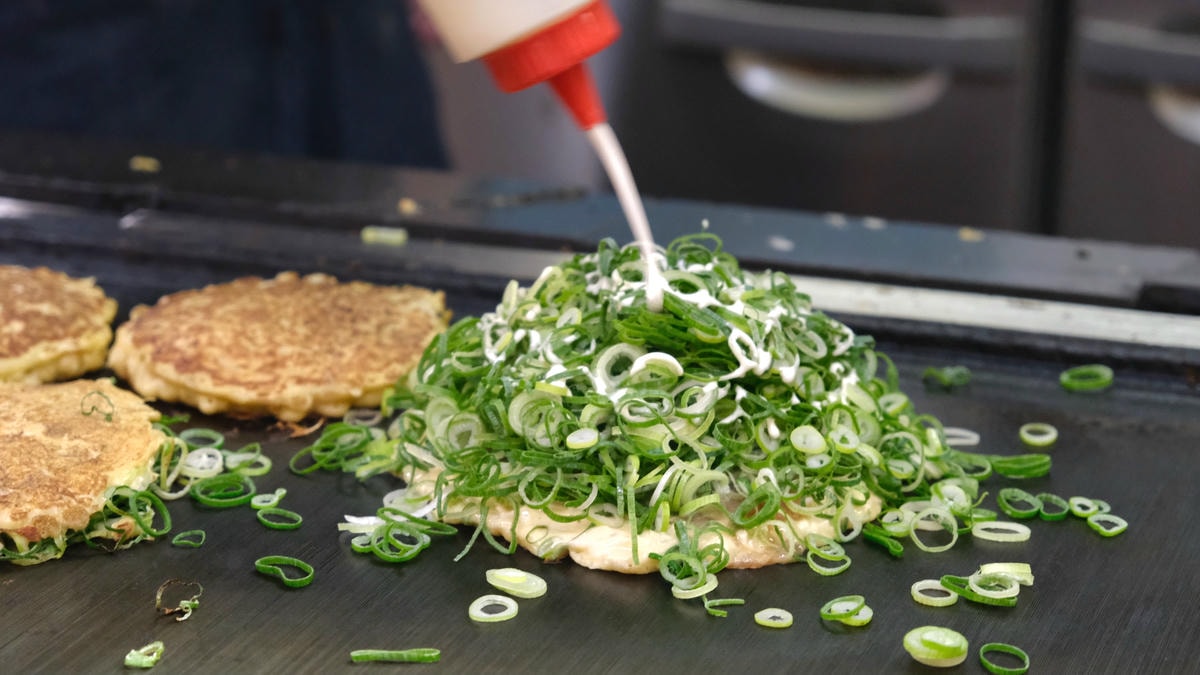 天王寺御好燒食大板燒摩登燒あべとんAbeton菜單,地下街老字號名店推薦! - 第5張圖 天王寺御好燒食大板燒摩登燒あべとんAbeton蔥燒
