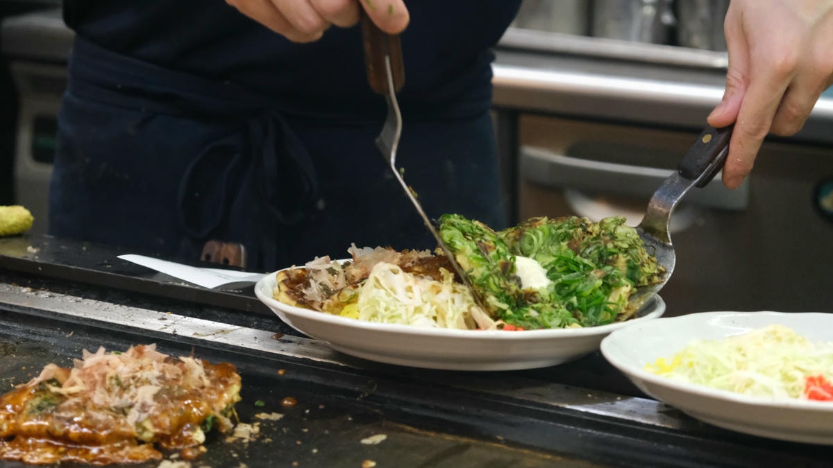 天王寺御好燒食大板燒摩登燒あべとんAbeton菜單,地下街老字號名店推薦! - 第8張圖 天王寺御好燒食大板燒摩登燒あべとんAbeton蔥燒