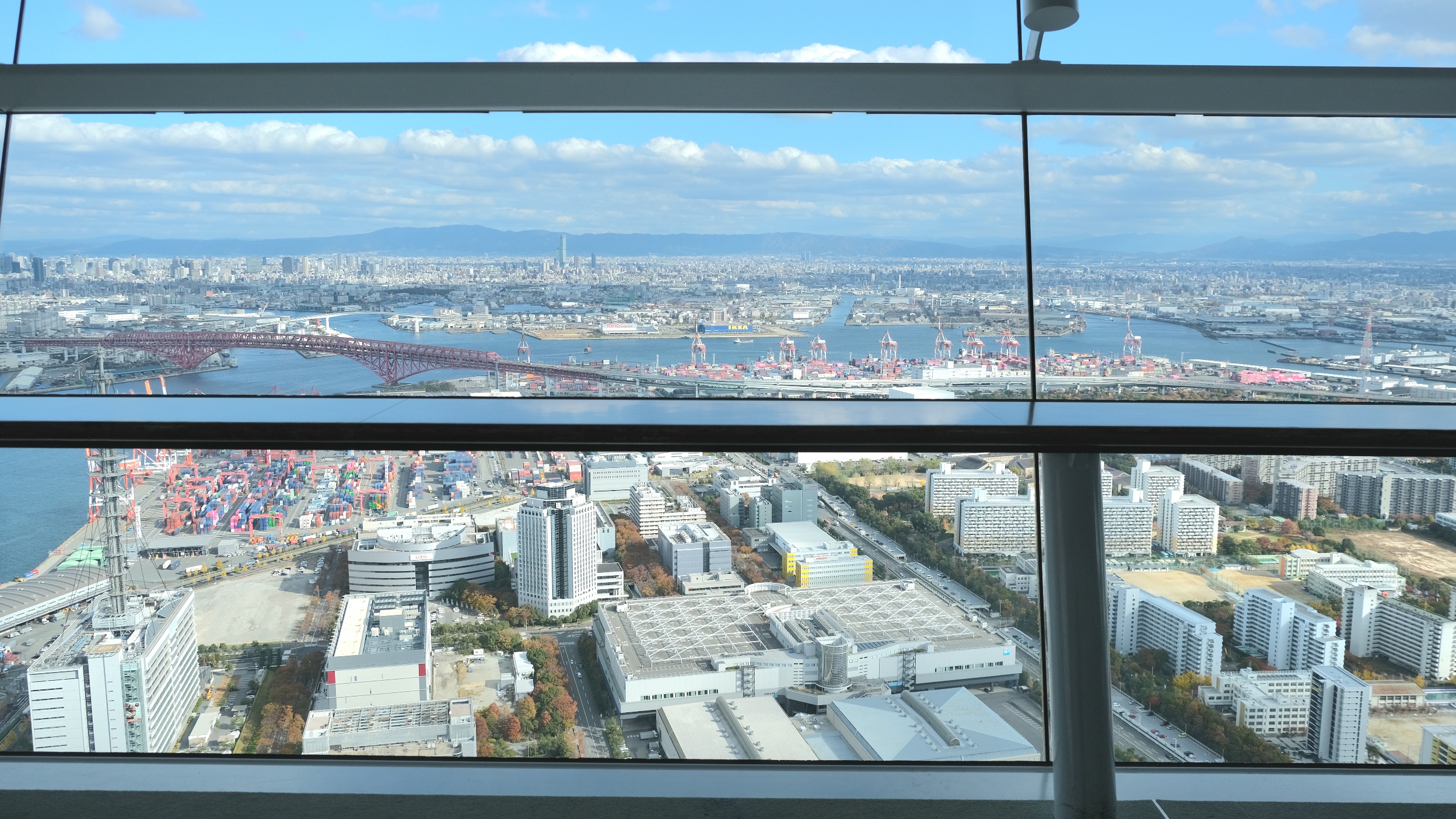 【咲洲宇宙塔展望台】門票.交通.大阪周遊卡免費資訊全攻略,360度觀景台白天看景也超讚! - 第6張圖 咲洲宇宙塔展望台景色