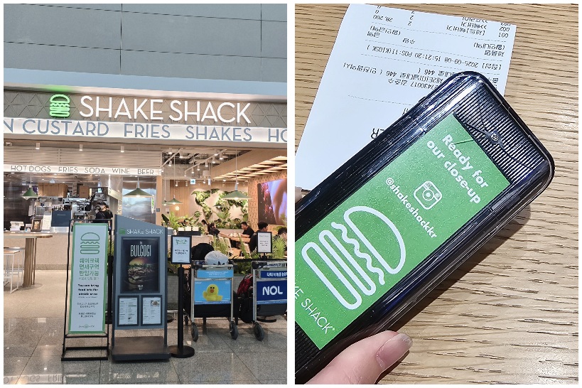 首爾兩天一夜行程詳細介紹： ＃1 仁川機場吃 SHAKE SHACK