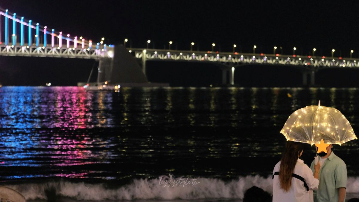 【廣安里一日遊攻略】廣安里海水浴場.景點地圖.夜景看廣安大橋、浪漫散步行程！