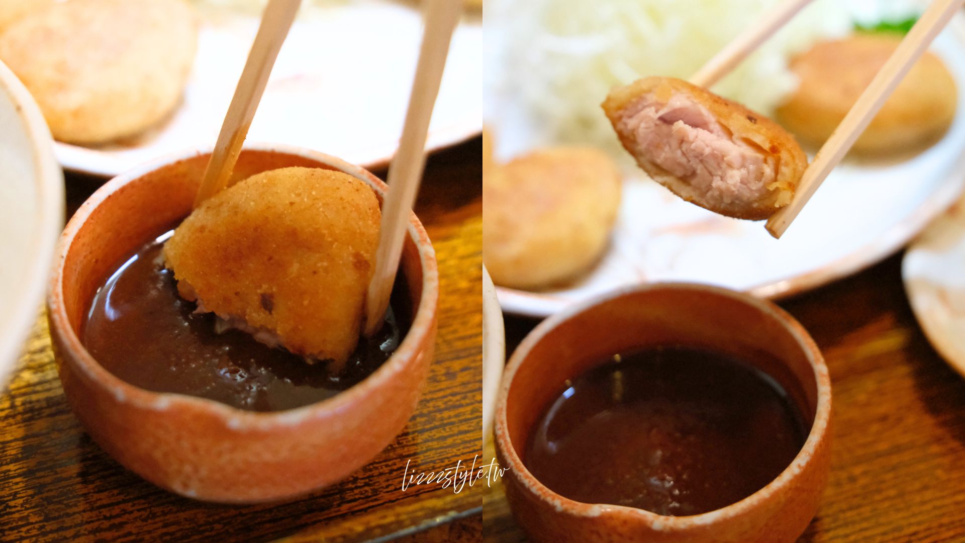 【岡山倉敷美食】梅之木味噌豬排,這家是用烤的多汁橢圓豬排! - 第6張圖