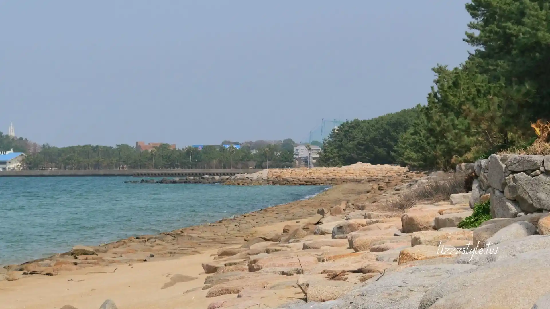 【福岡秘境景點】下山門生の松原海岸森林＋海邊鳥居，離車站僅4分鐘步行距離！