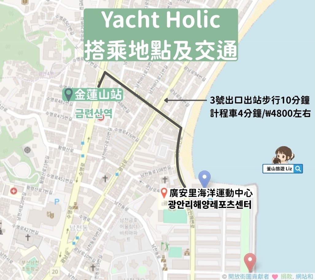 Yacht Holic遊艇最新搭乘地點、交通方式（3月更新）
