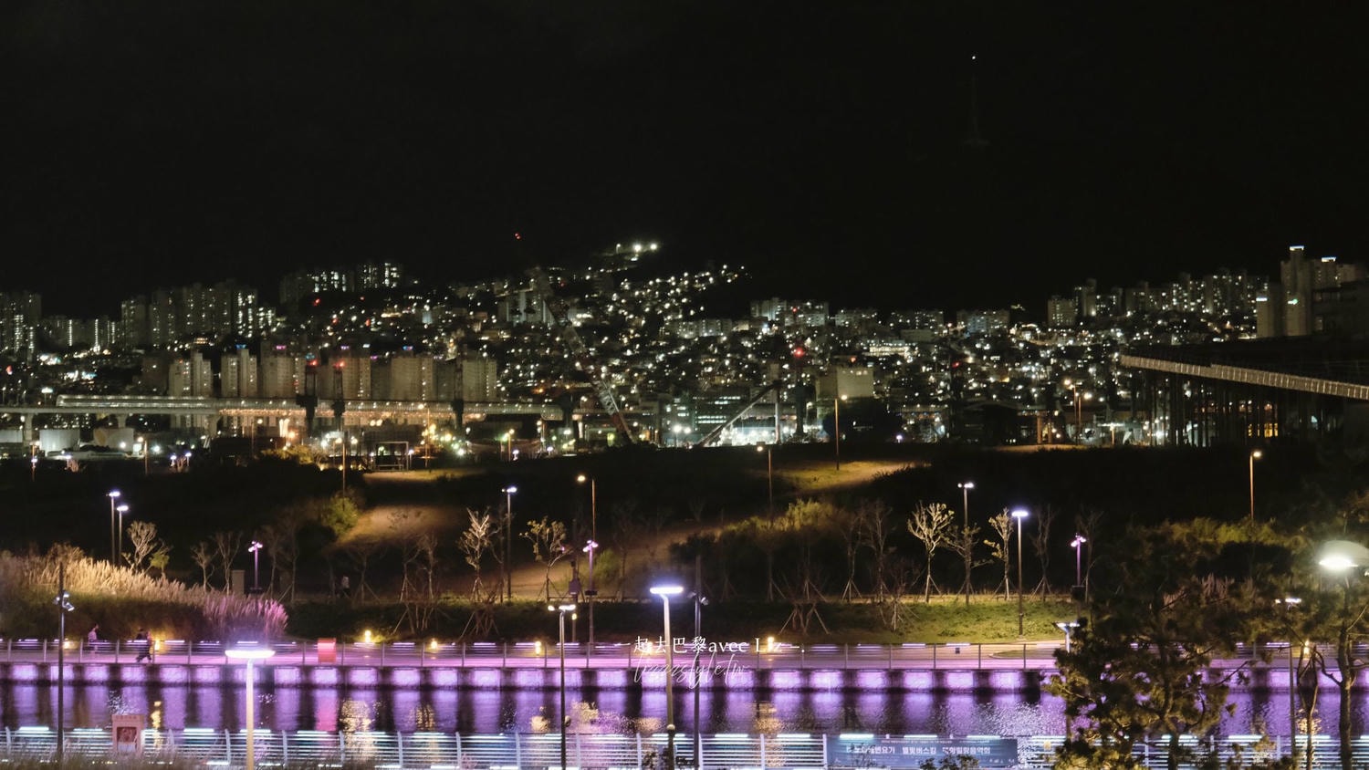 釜山北港親水公園》釜山港附近看夜景、散步跑步好去處推薦！