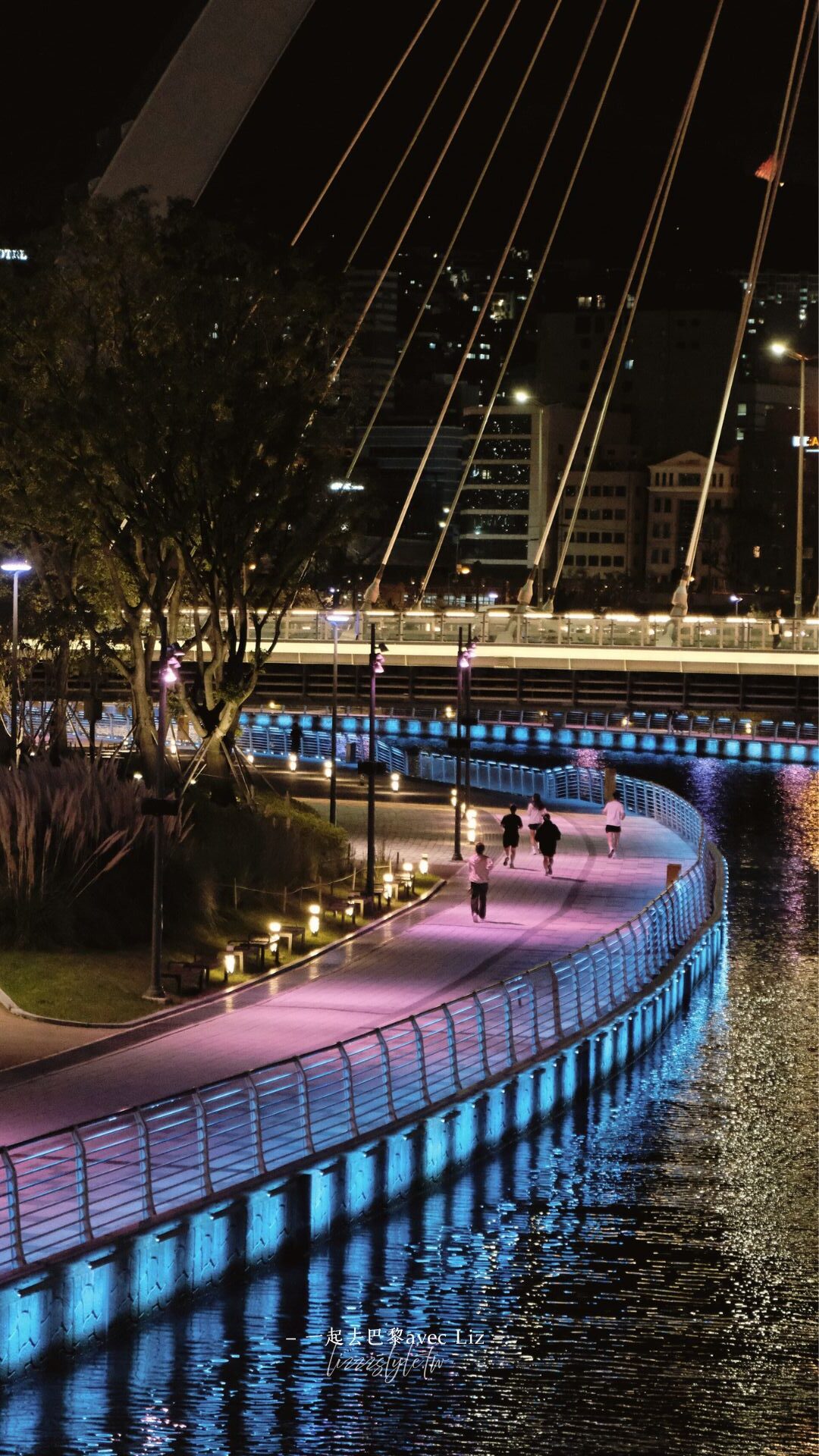 釜山北港親水公園》釜山港附近看夜景、散步跑步好去處推薦！