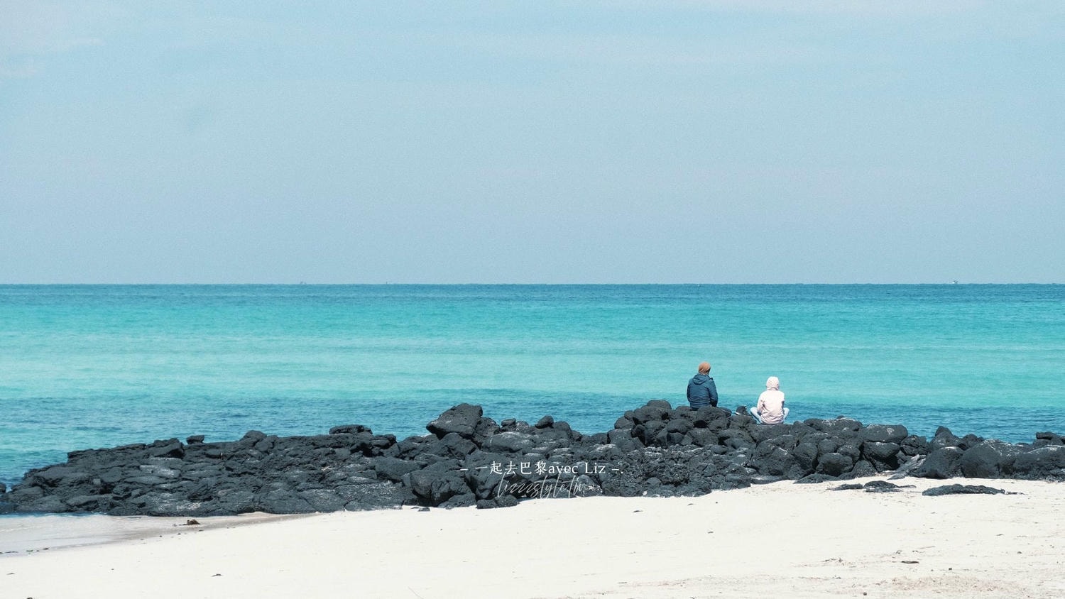濟州金寧海水浴場》美麗的熔岩沙灘與碧綠海水，歡迎來到三達里取景地!