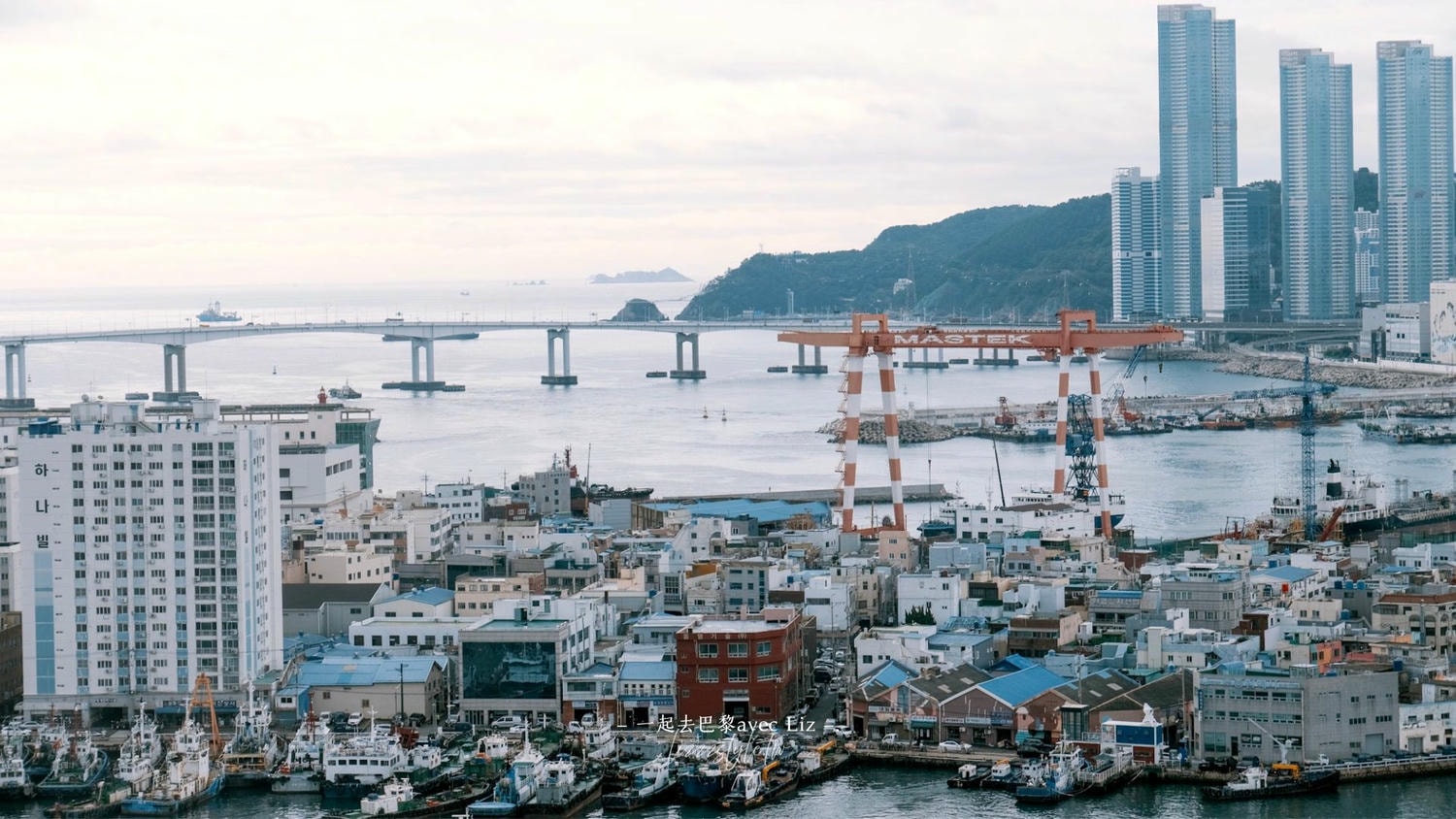 南浦洞光復路樂天百貨展望台》屋頂上的免費夜景，俯瞰南浦洞景觀!