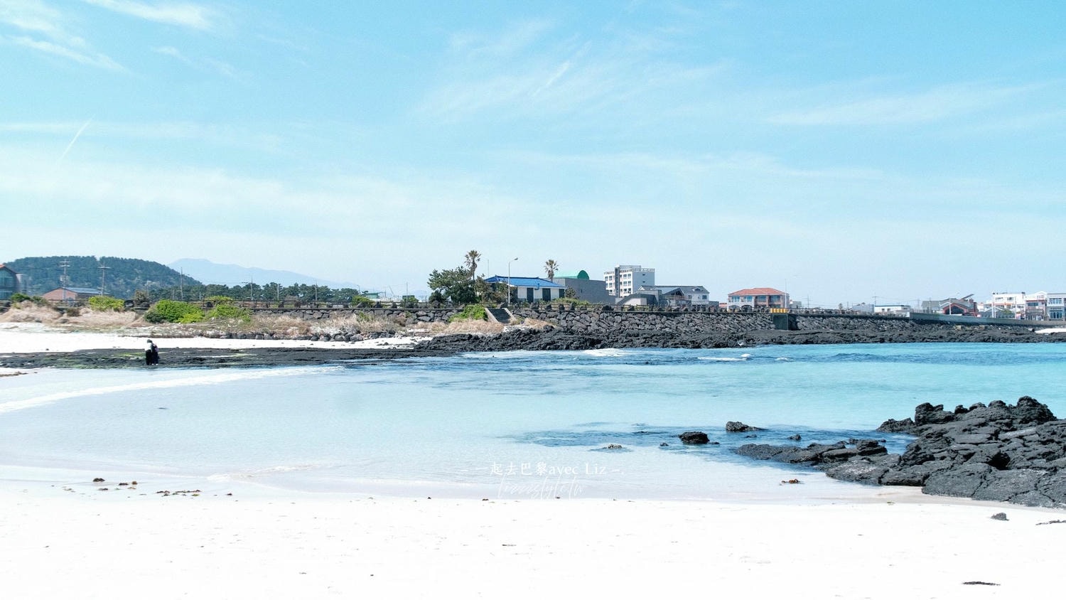 濟州金寧海水浴場》美麗的熔岩沙灘與碧綠海水，歡迎來到三達里取景地!
