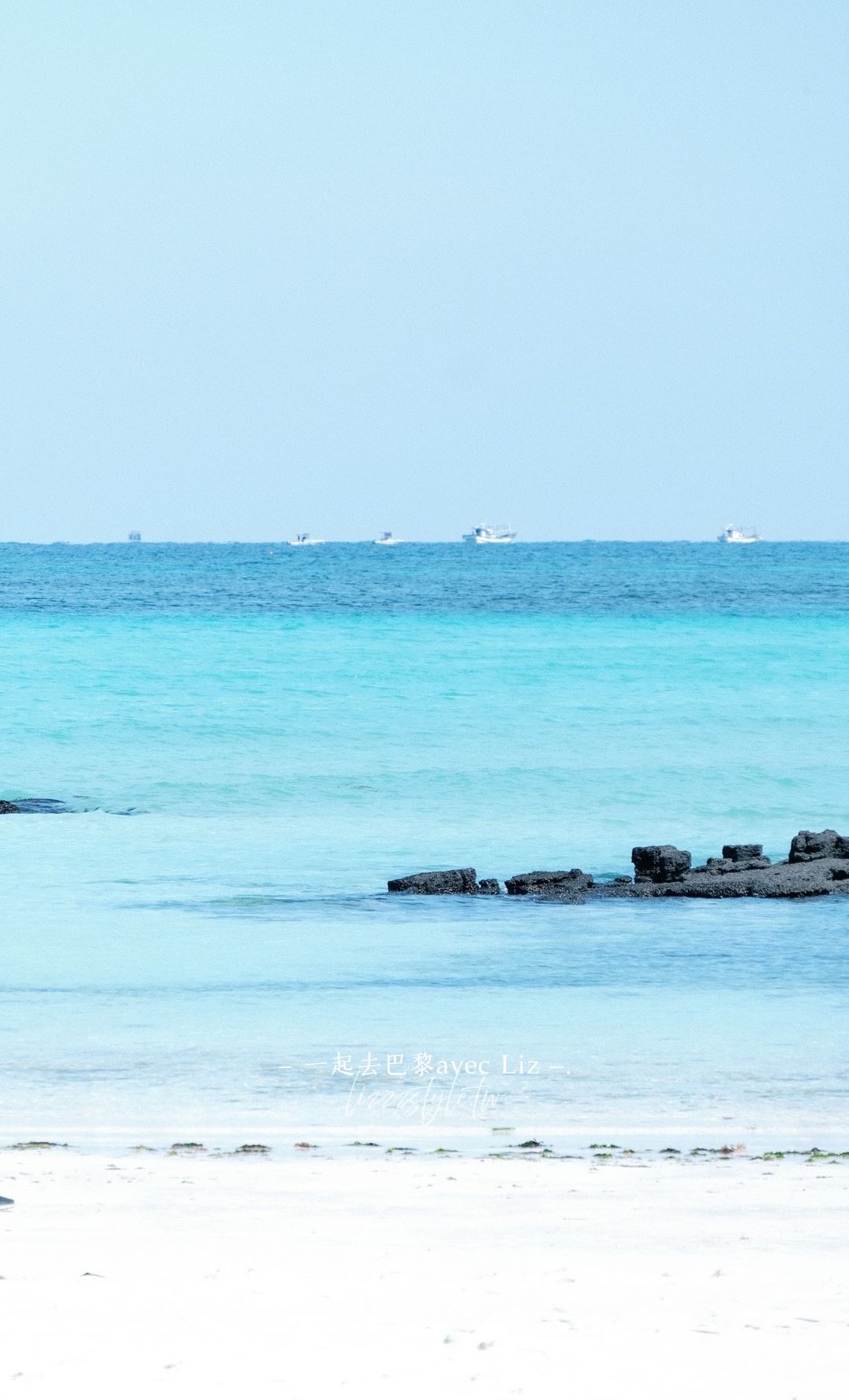 濟州金寧海水浴場》美麗的熔岩沙灘與碧綠海水，歡迎來到三達里取景地!