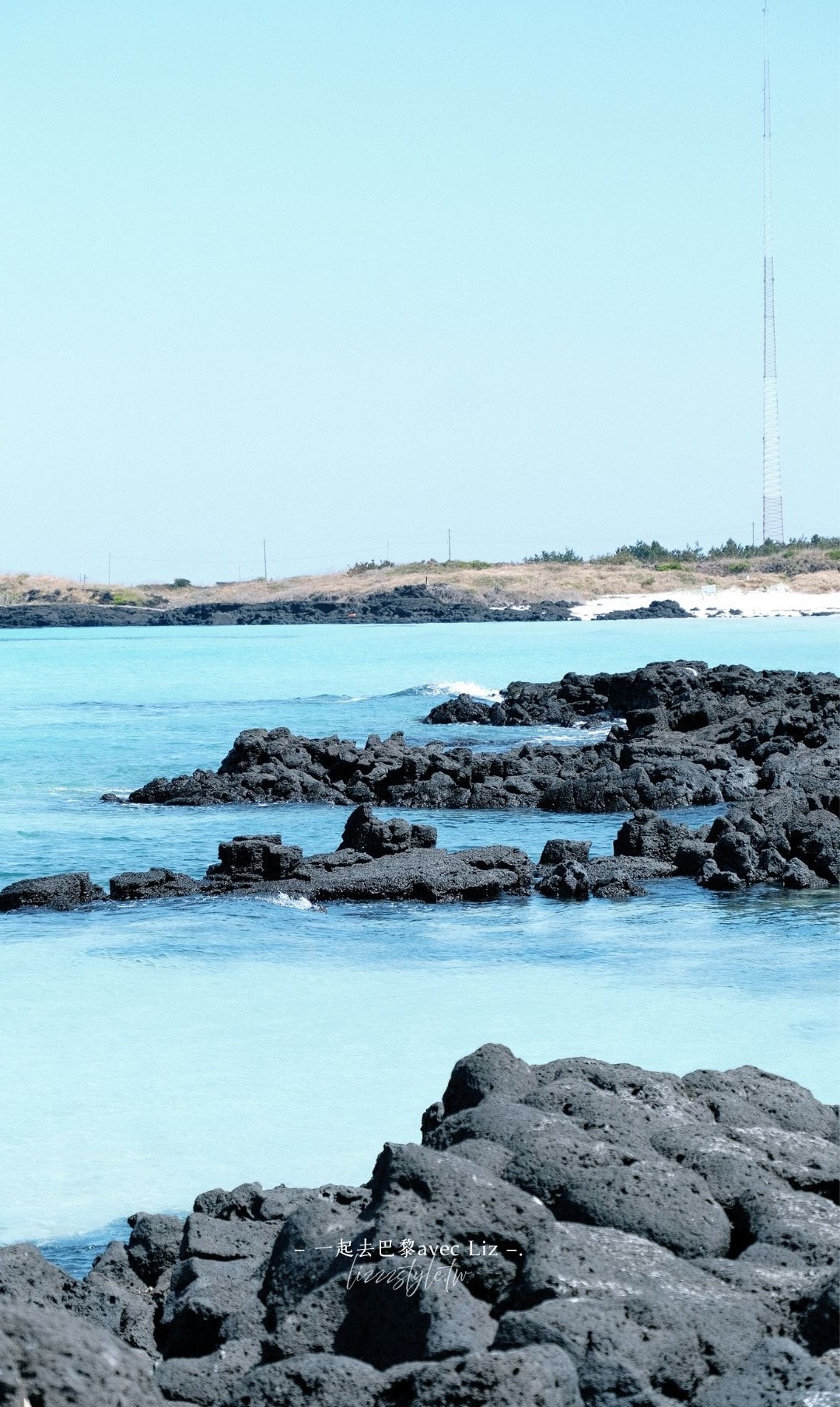 濟州金寧海水浴場》美麗的熔岩沙灘與碧綠海水，歡迎來到三達里取景地!