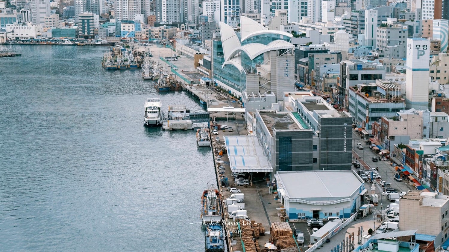 南浦洞光復路樂天百貨展望台》屋頂上的免費夜景，俯瞰南浦洞景觀!