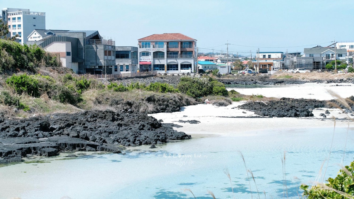 濟州金寧海水浴場》美麗的熔岩沙灘與碧綠海水，歡迎來到三達里取景地!