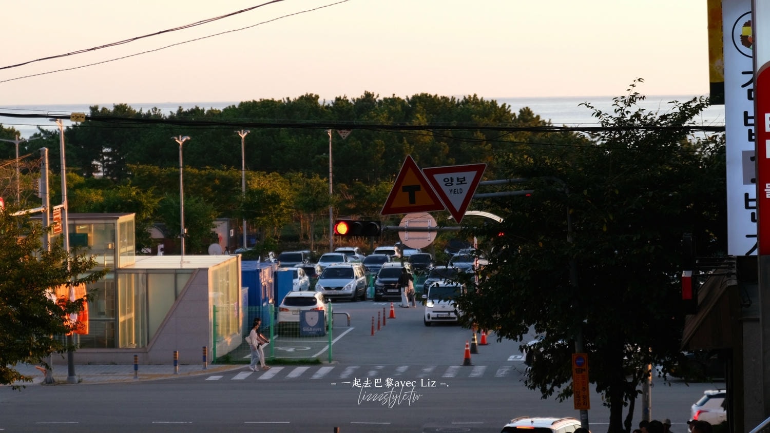 多大浦海水浴場/峨嵋山觀景台》釜山絕佳夕陽觀景勝地，還有多大浦音樂噴泉秀！