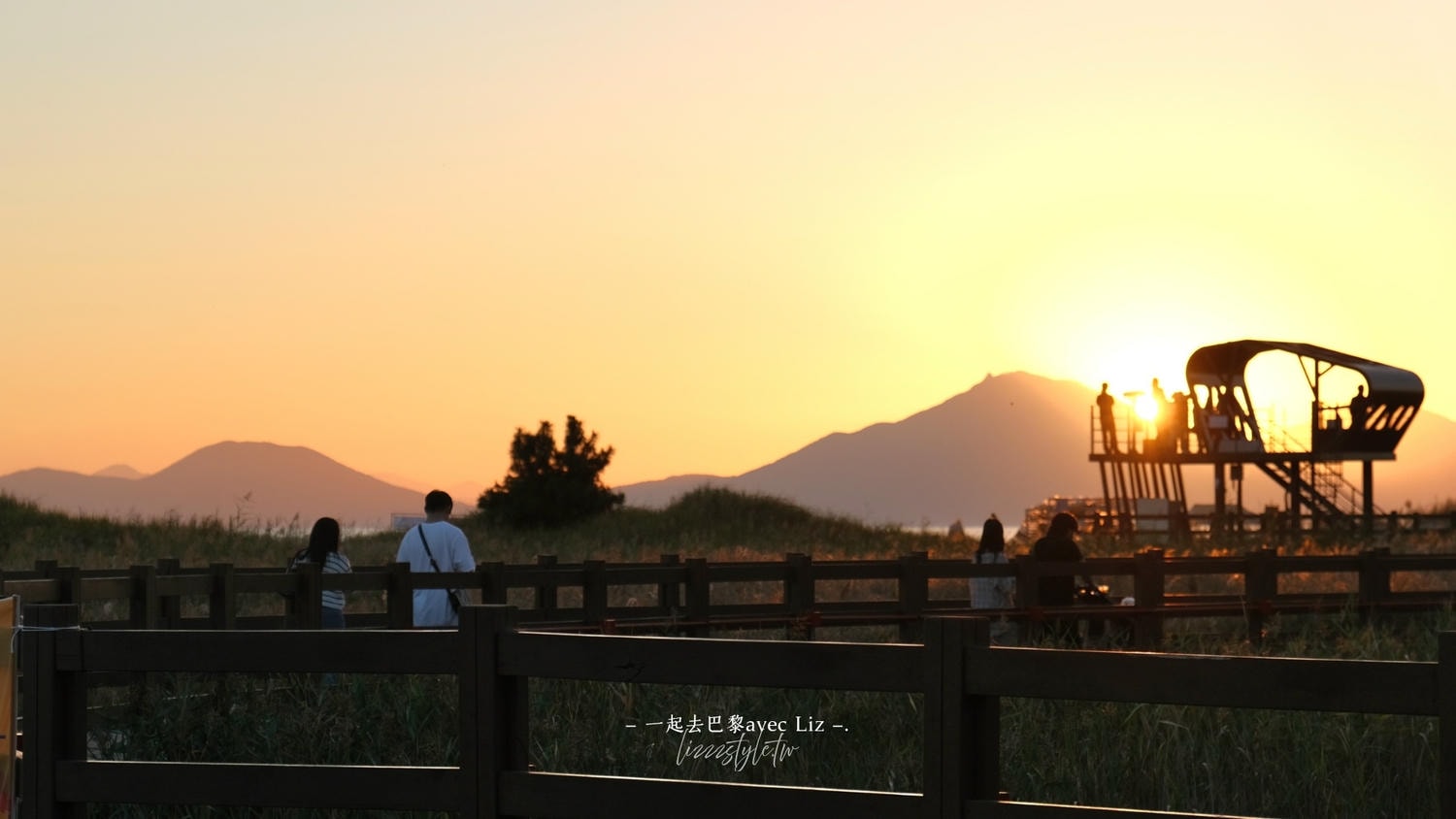 多大浦海水浴場/峨嵋山觀景台》釜山絕佳夕陽觀景勝地，還有多大浦音樂噴泉秀！