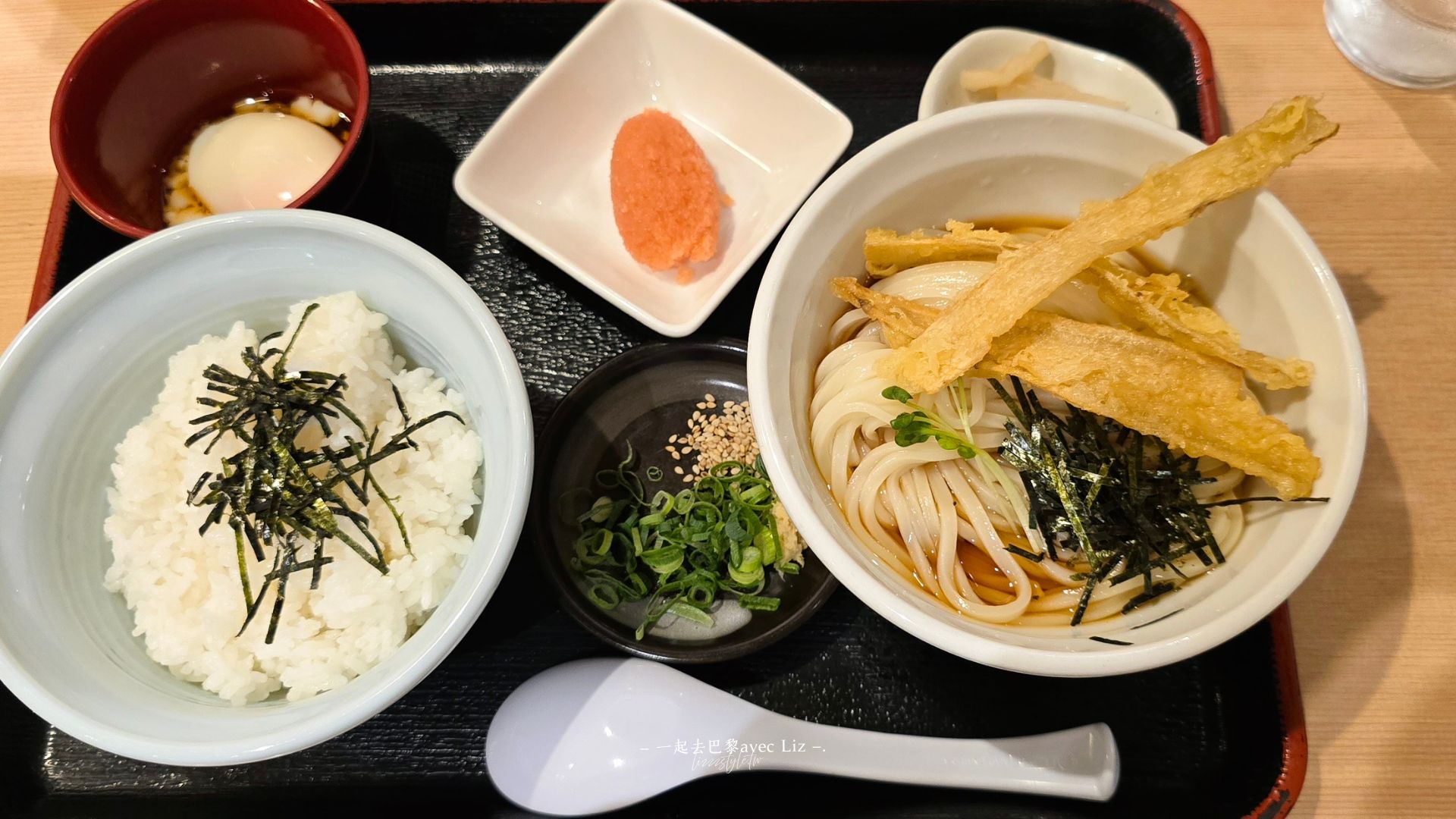 【能古烏龍麵 天神大樓店】天神地下街排隊美食，推薦冷Q烏龍+明太子拌飯！