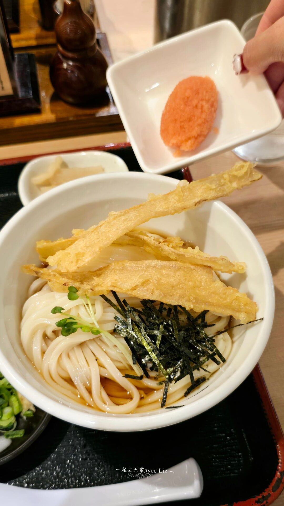【能古烏龍麵 天神大樓店】天神地下街排隊美食，推薦冷Q烏龍+明太子拌飯！