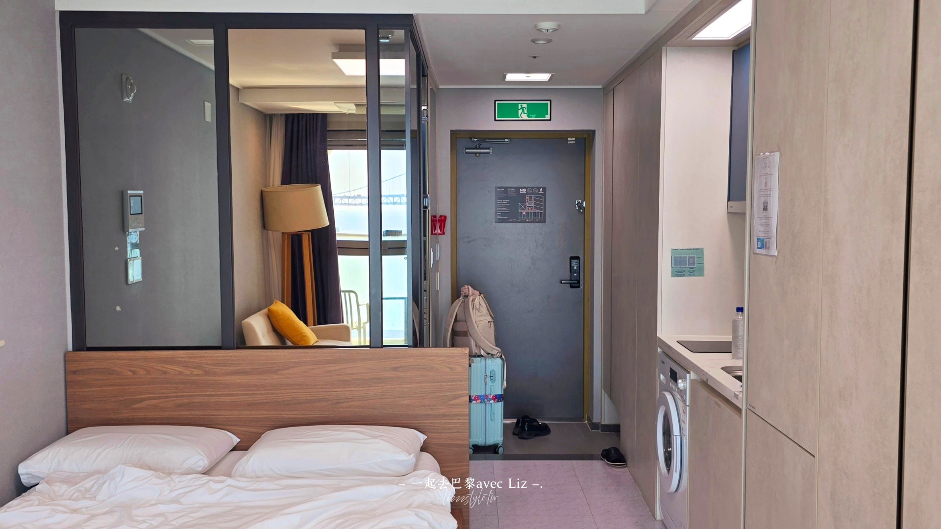 【釜山廣安第一海洋飯店評價】The First Ocean Gwangan海景第一排+小陽台看無人機！