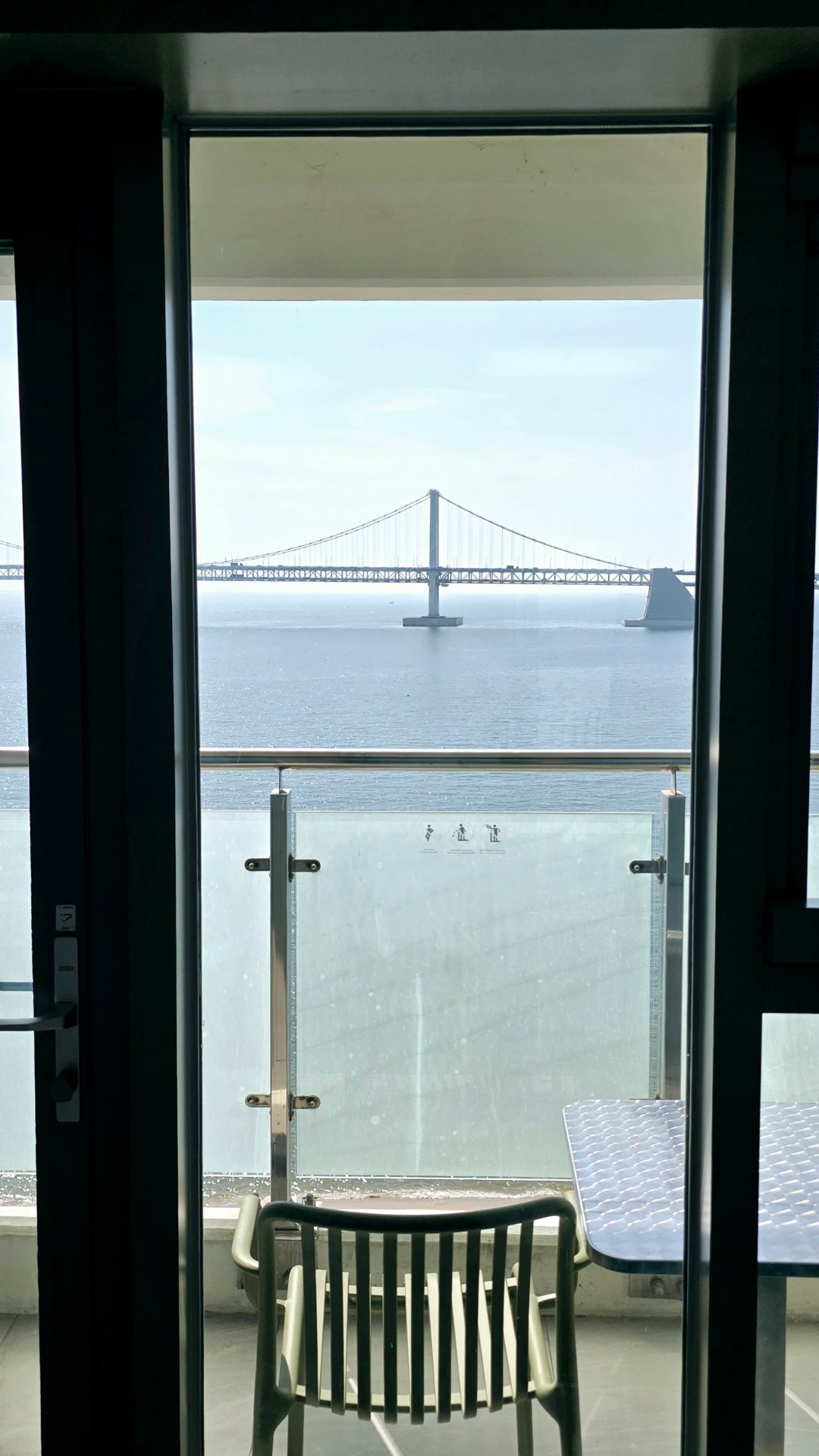 【釜山廣安第一海洋飯店評價】The First Ocean Gwangan海景第一排+小陽台看無人機！