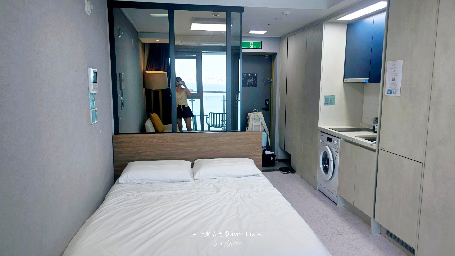 【釜山廣安第一海洋飯店評價】The First Ocean Gwangan海景第一排+小陽台看無人機！