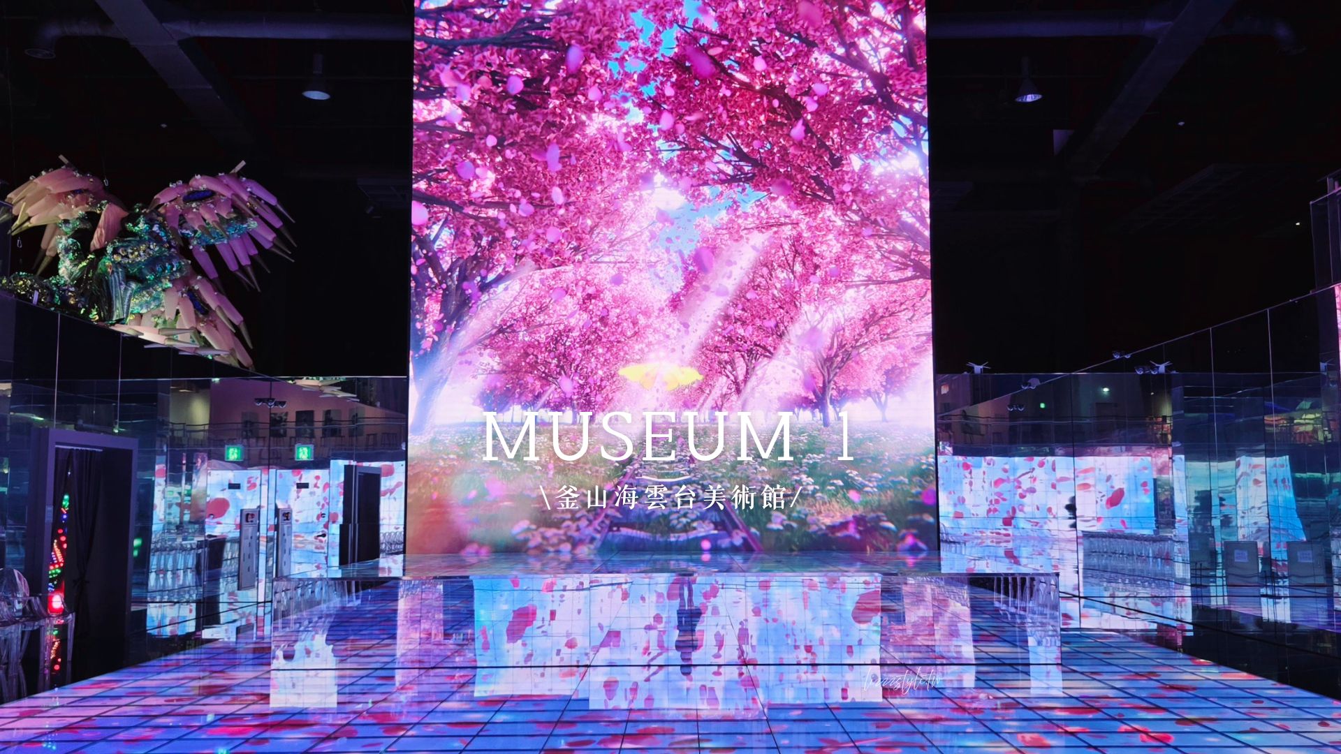 【MUSEUM 1】海雲台沉浸式大型美術館，釜山pass免費入場的室內景點！